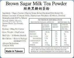 Brown Sugar Milk Tea  Powder 1kg