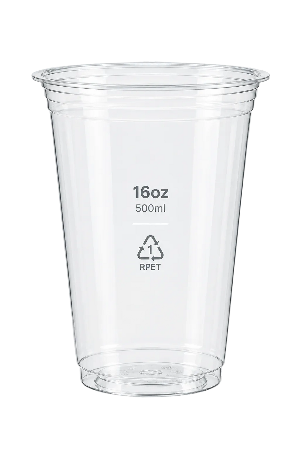 16oz 500ML RPET CLEAR CUPS-96MM (1,000 pcs/ctn)
