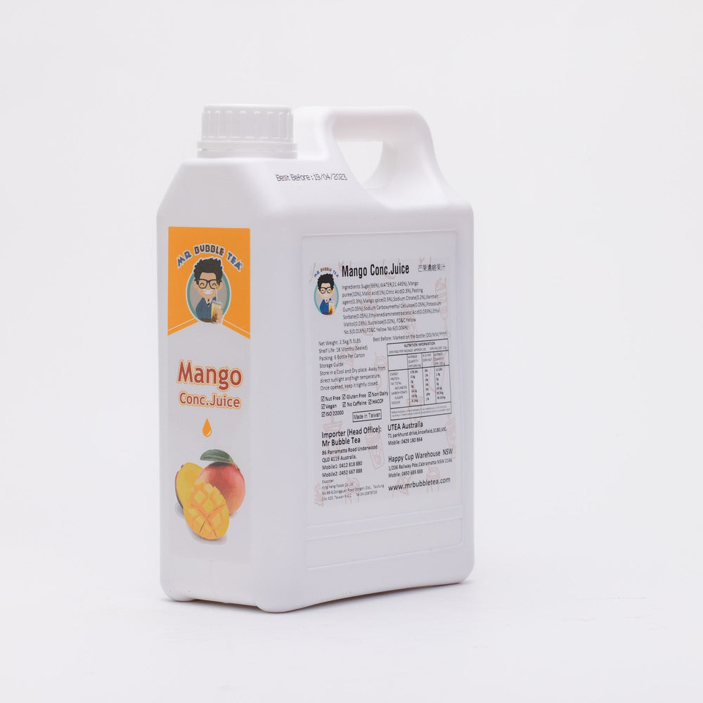 TC Mango Flavour Concentrated Syrup with pulp (2.5kg)