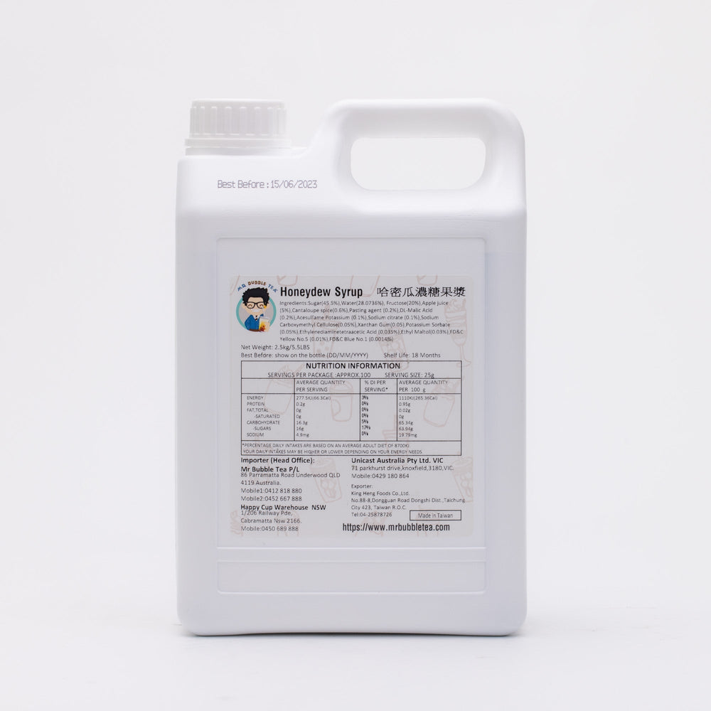 TC Honeydew Flavor Concentrated Syrup (2.5kg)