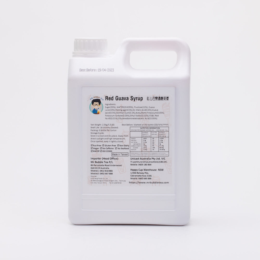 TC Red Guava Flavor Concentrated Syrup (2.5kg)