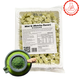 Mini Q Mochi Matcha flavour (300g)- Limited Edition Toppings - product image for bubble tea supply by UTea Australia