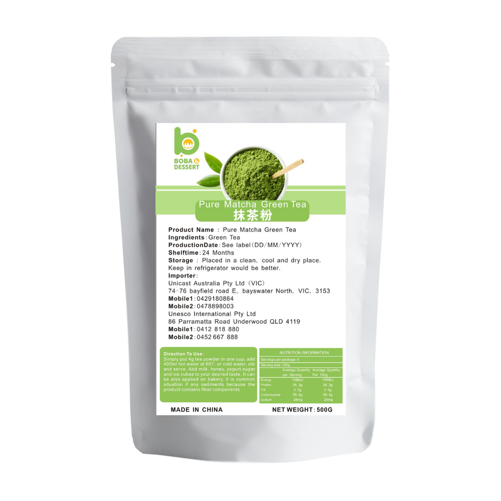 Pure Matcha Green Tea Powder 500g