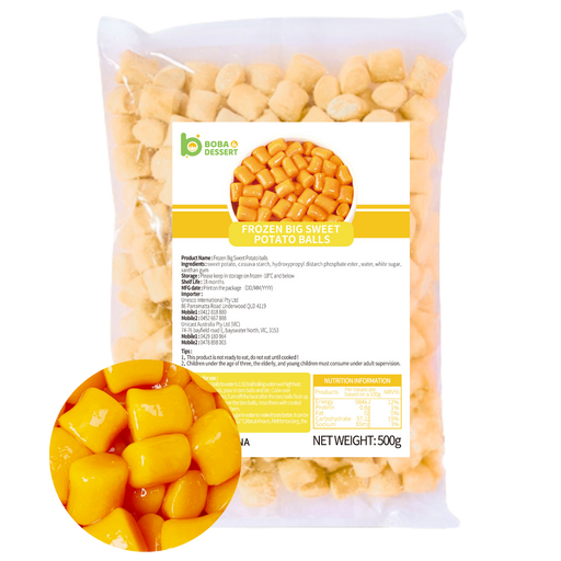 Frozen BIG Sweet Potato Balls (500g)- Mel Metro only