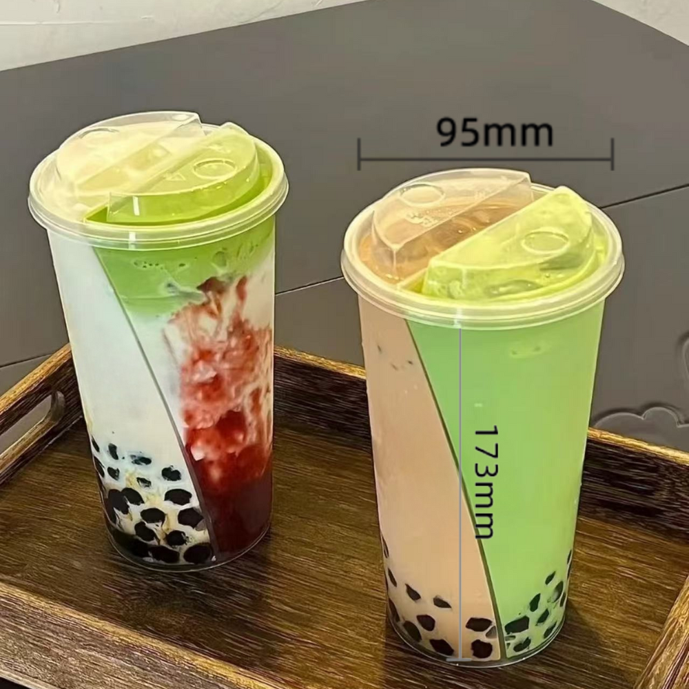 Double Grid PP 750ml Sharing Cup & Lid