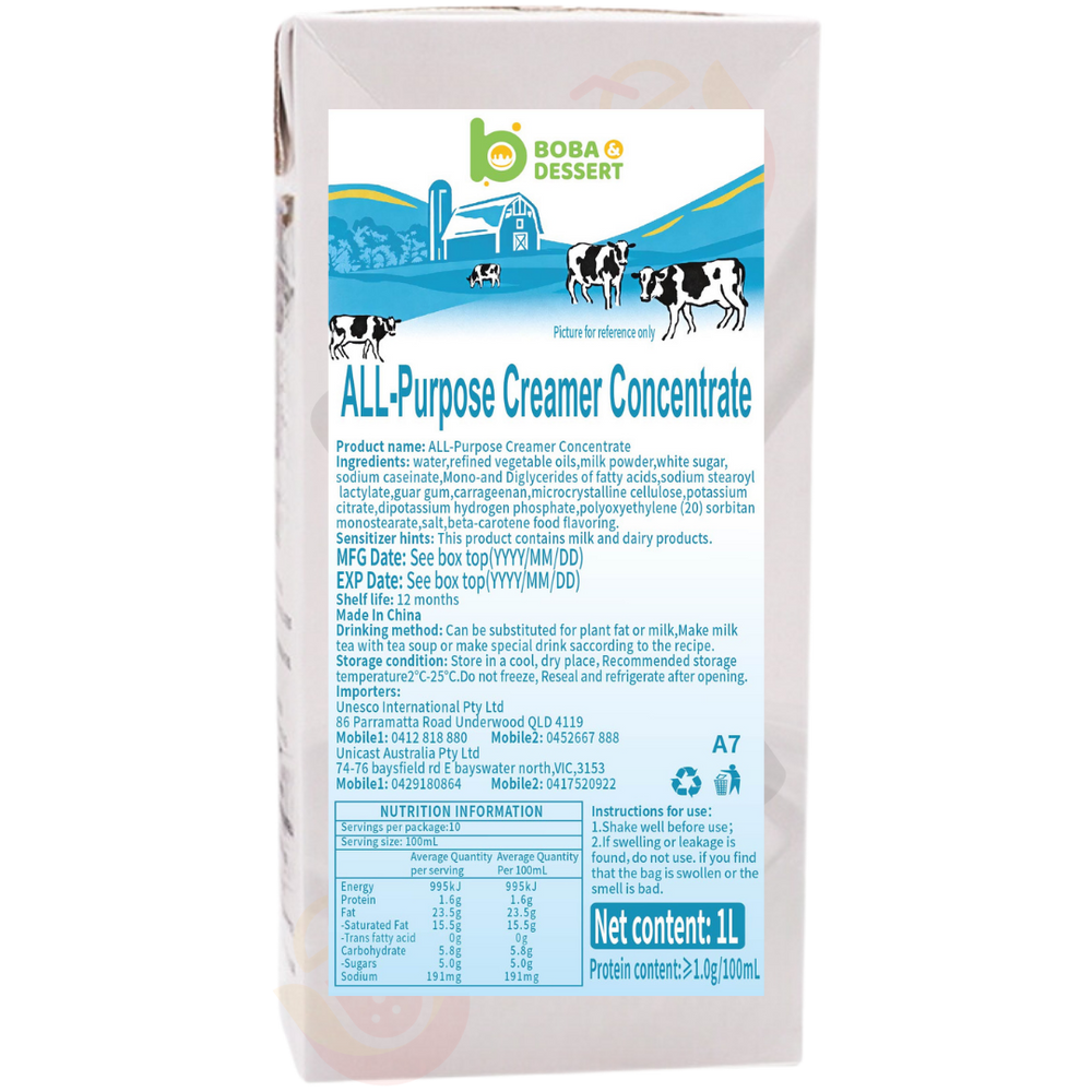 ALL-Purpose Creamer Concentrate 1L - NEW