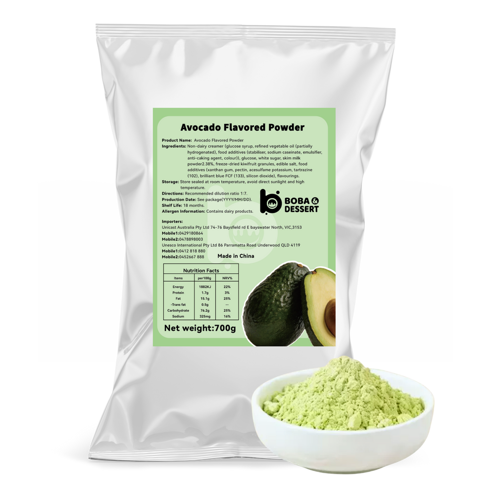 Avocado Flavored Powder 700g – bubble tea and cafe powder