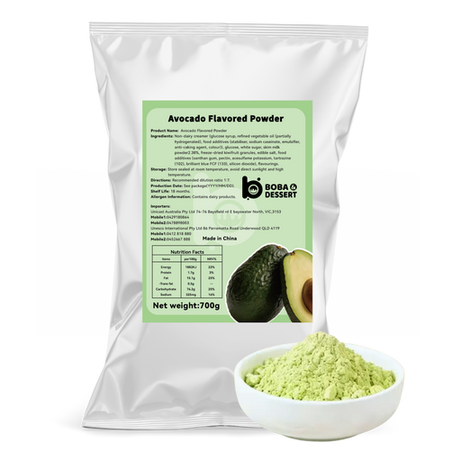 Avocado Flavored Powder 700g – bubble tea and cafe powder