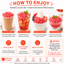 Coconut Jelly-Strawberry Flavor (3.85kg)