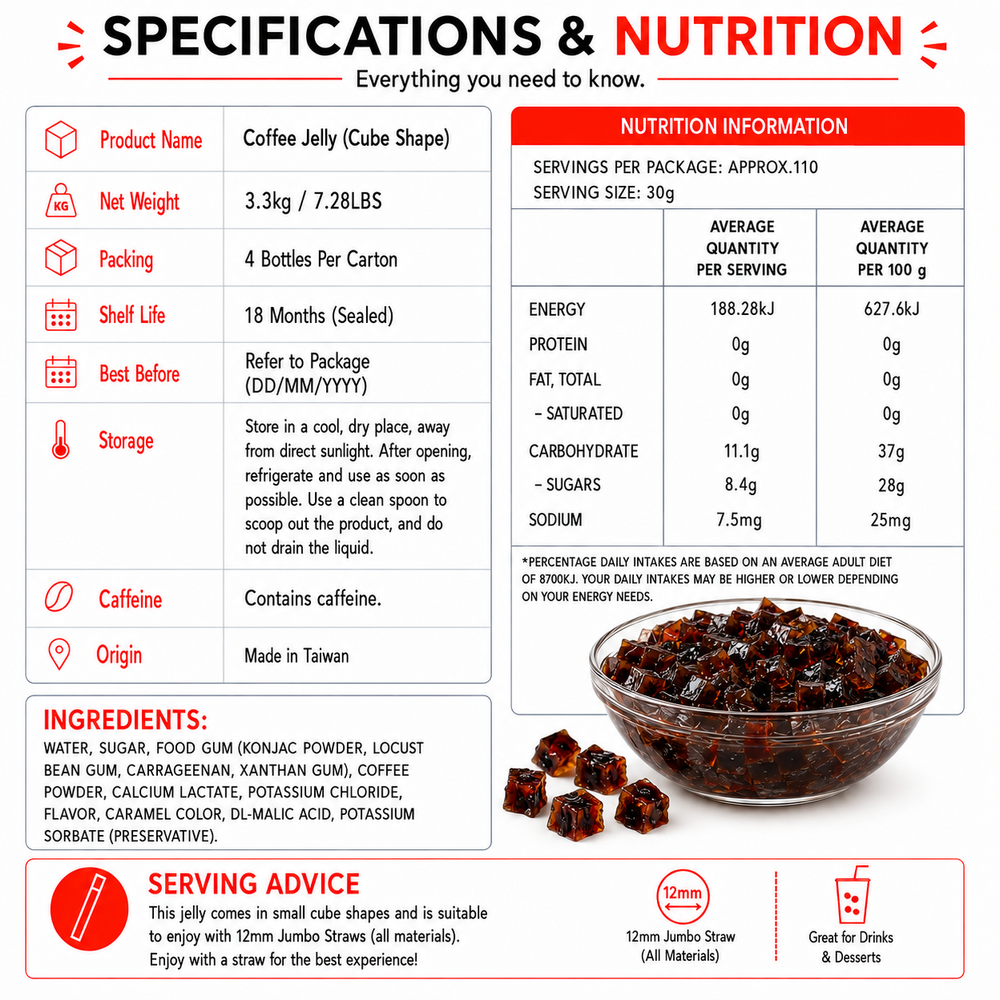 Coffee Jelly (3.3kg)