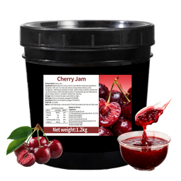 Premium Cherry Jam Syrup 1.2kg – fruit syrup for bubble tea