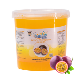 Passionfruit Flavor Popping Balls(3.2kg) Toppings - product image for bubble tea supply by UTea Australia