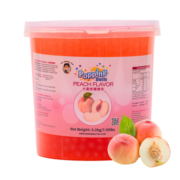 Peach Flavor Popping Ball (3.2kg)