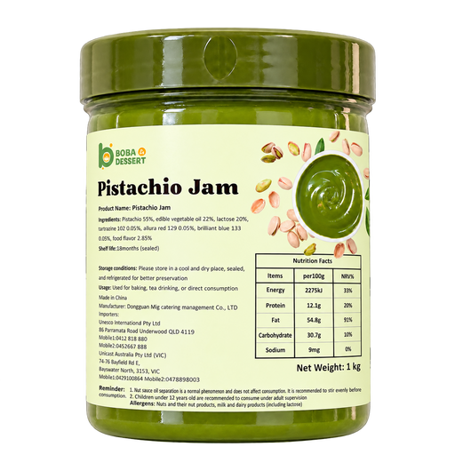 Pistachio Jam (1kg) - Limit Edith