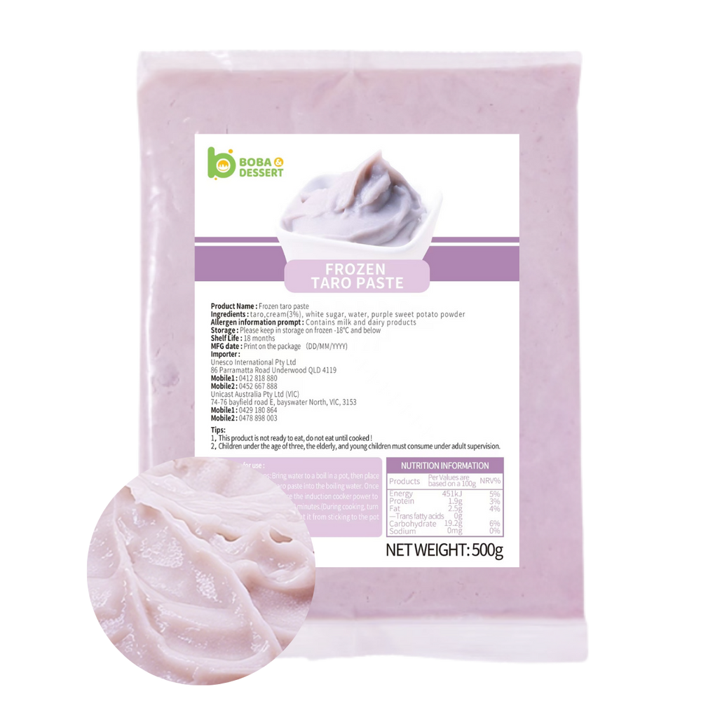 Frozen TARO Paste (500g) - NSW&QLD Metro only