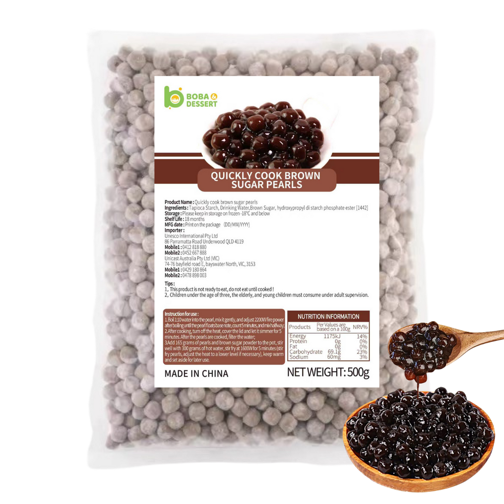 Frozen Brown Sugar Pearls 500g – UTea Australia