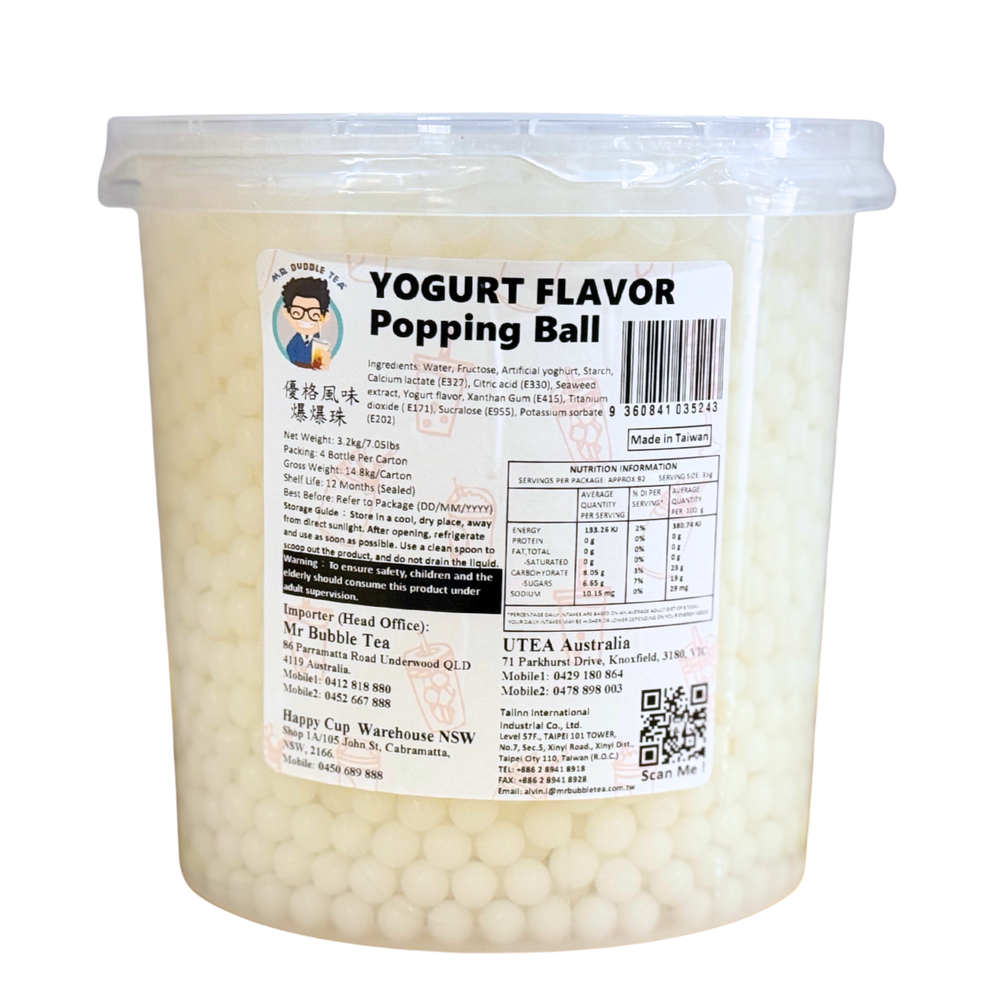 Yogurt Flavor Popping Ball (3.2kg)