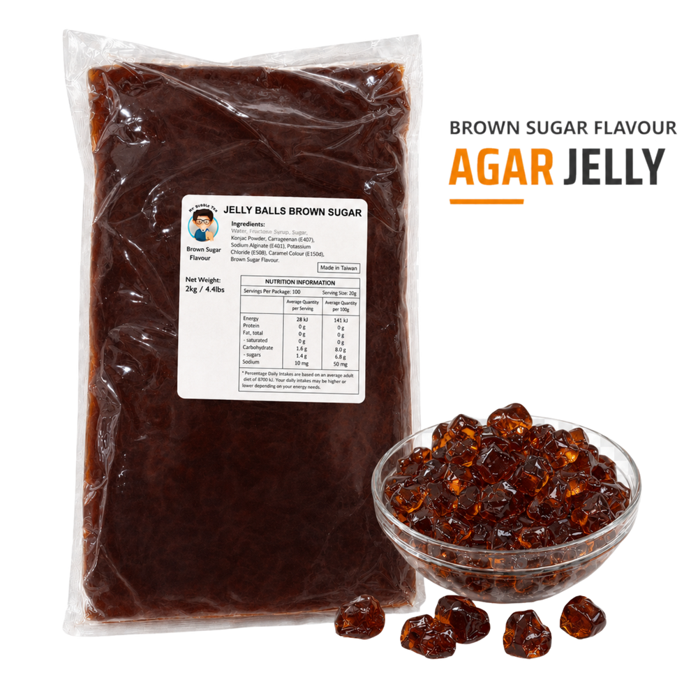 Agar Pearl Brown Sugar Flavor (2kg)