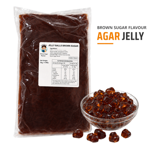 Agar Pearl Brown Sugar Flavor (2kg)