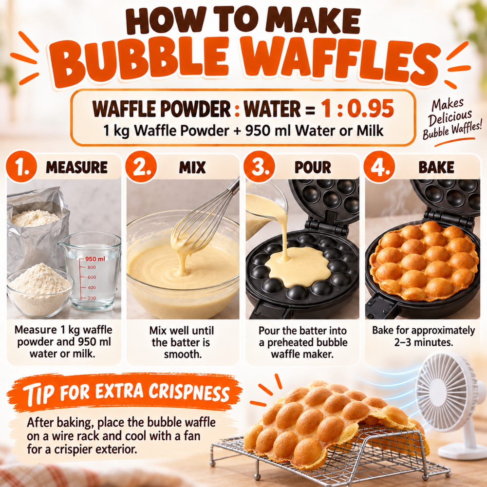 Bubble Waffle Powder 1kg