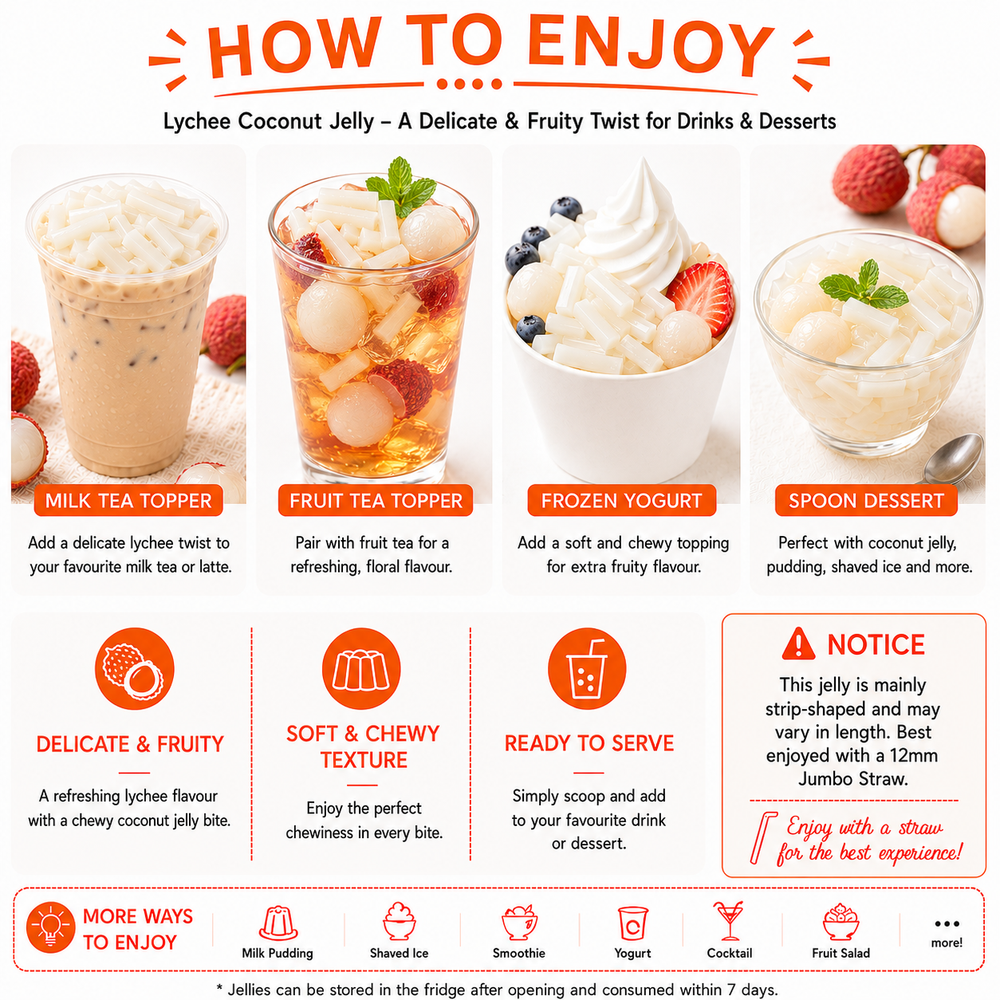 Coconut Jelly-Lychee flavor (3.85kg)