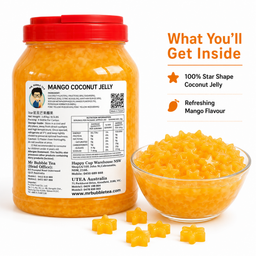 STAR ⭐ SHAPE Coconut Jelly-Mango Flavor  (3.85kg)