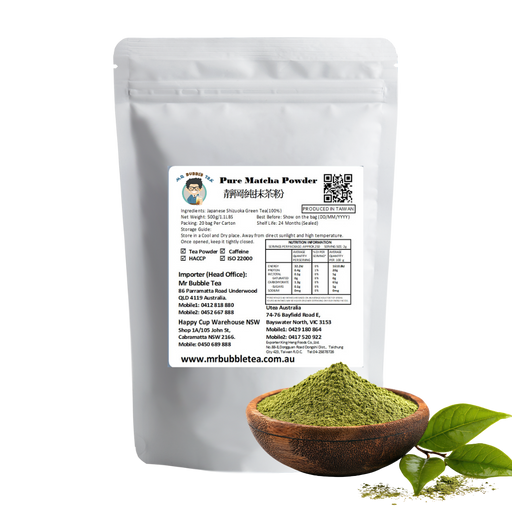 Pure Matcha powder 500g - NEW - product image for bubble tea supply by UTea Australia