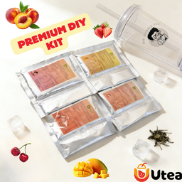UTea Instant Brew Fruit Tea Kit packaging – wholesale bubble tea