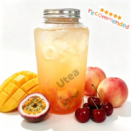 Fruit Tea Instant Brew Kit sachet close-up – bubble tea supplies Australia