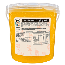 Sour Lemon Flavor Popping Ball (3.2kg)