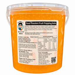 Sour Passion Fruit Flavor Popping Ball (3.2kg)